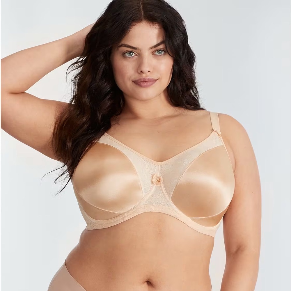NWT Goddess Yvette Back Smoothing Bra in Sand Size 46D NEW